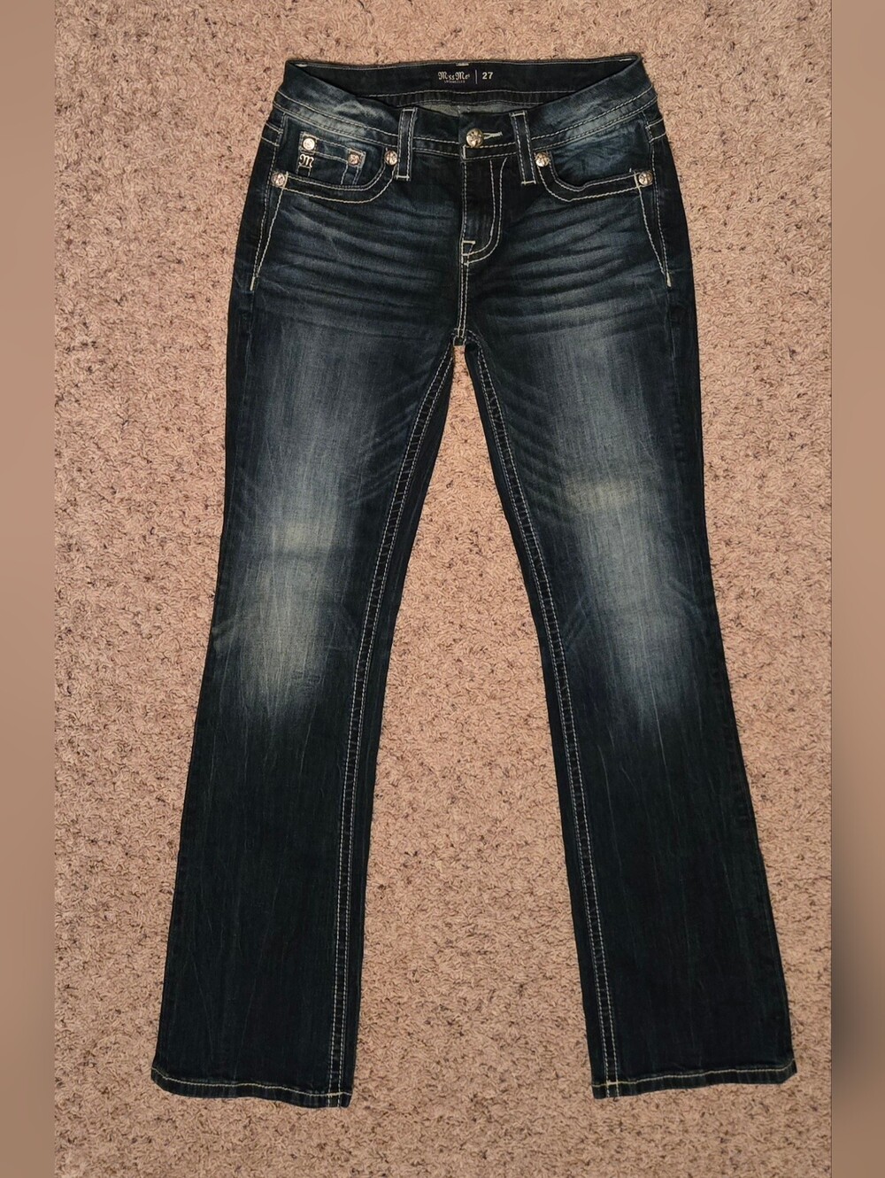 Miss Me Lowrise Bootcut Jeans Women's Size 27 NWOT - Picture 4 of 11